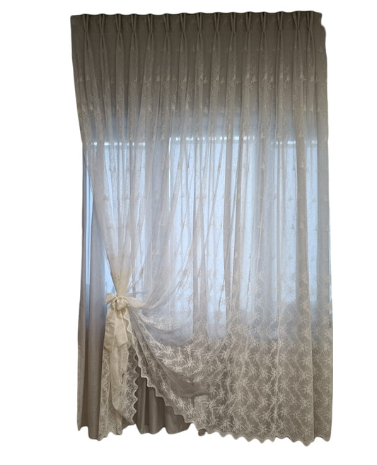 Tenda doppiata VANILLE