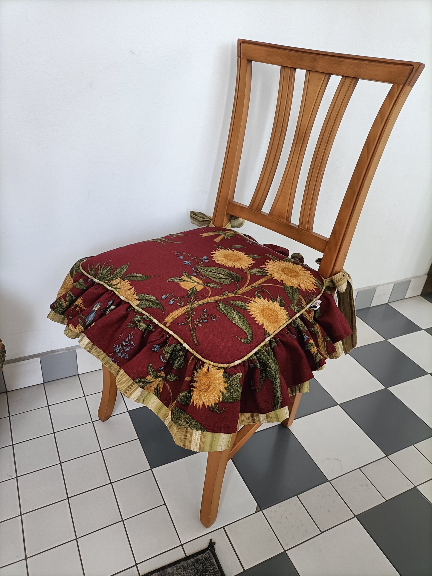 Cuscino con doppia balza MANUELA