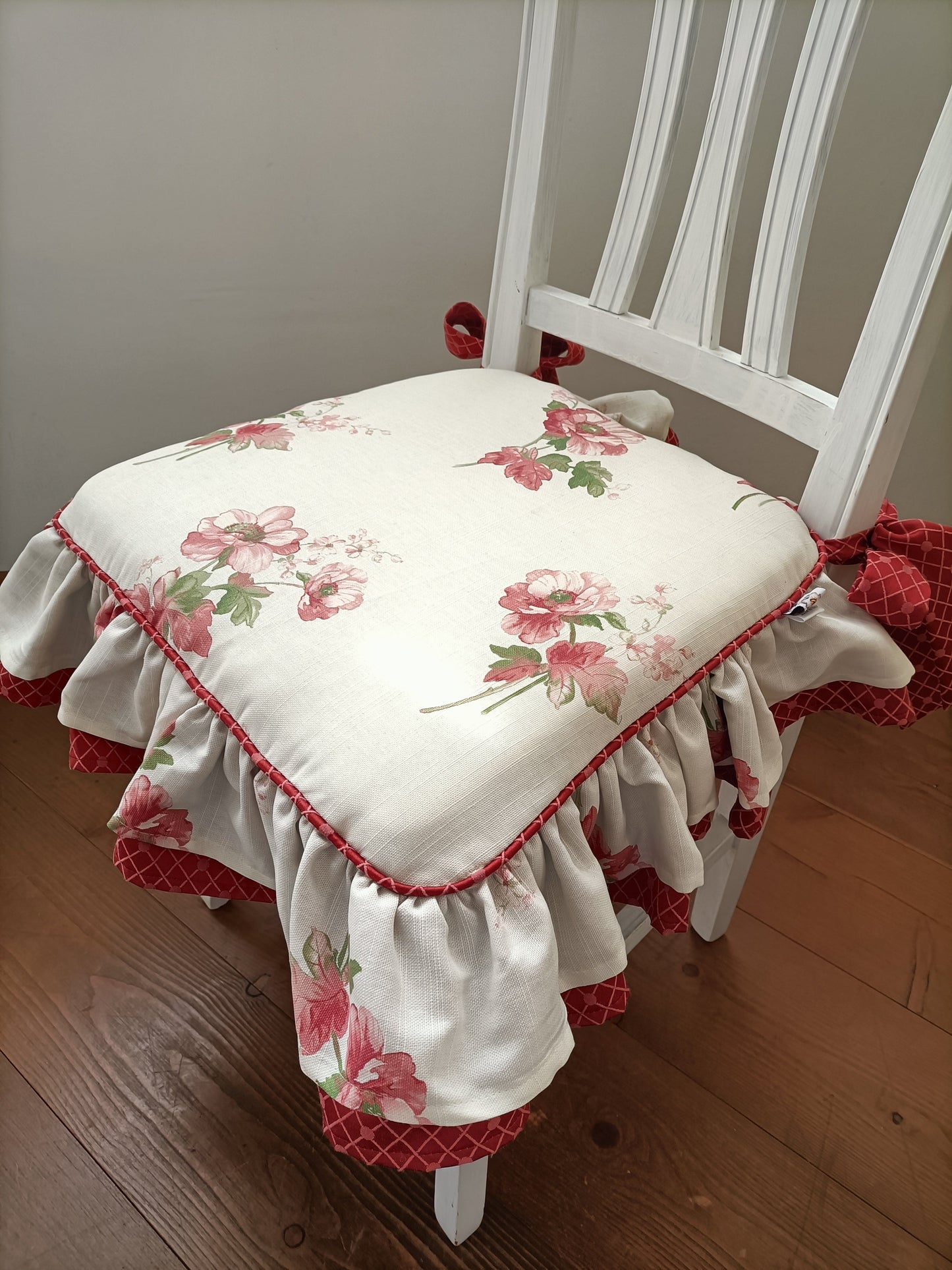 Cuscino Concetta con doppia balza