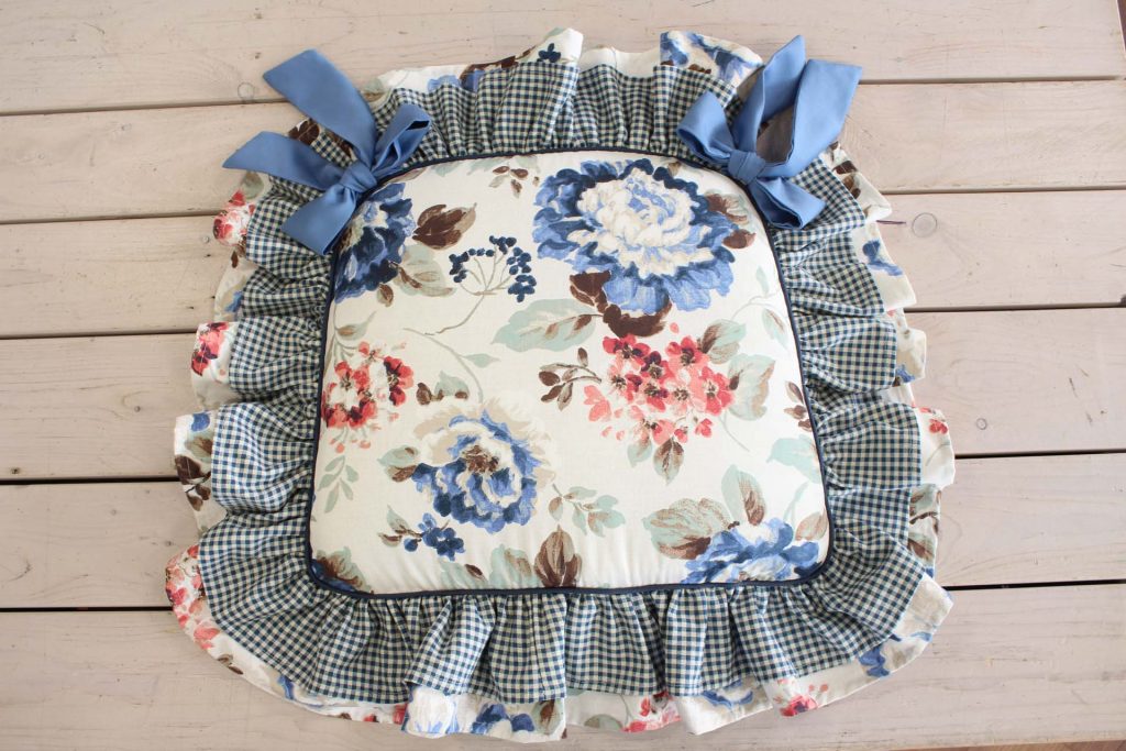 Cuscino Marlene doppia balza