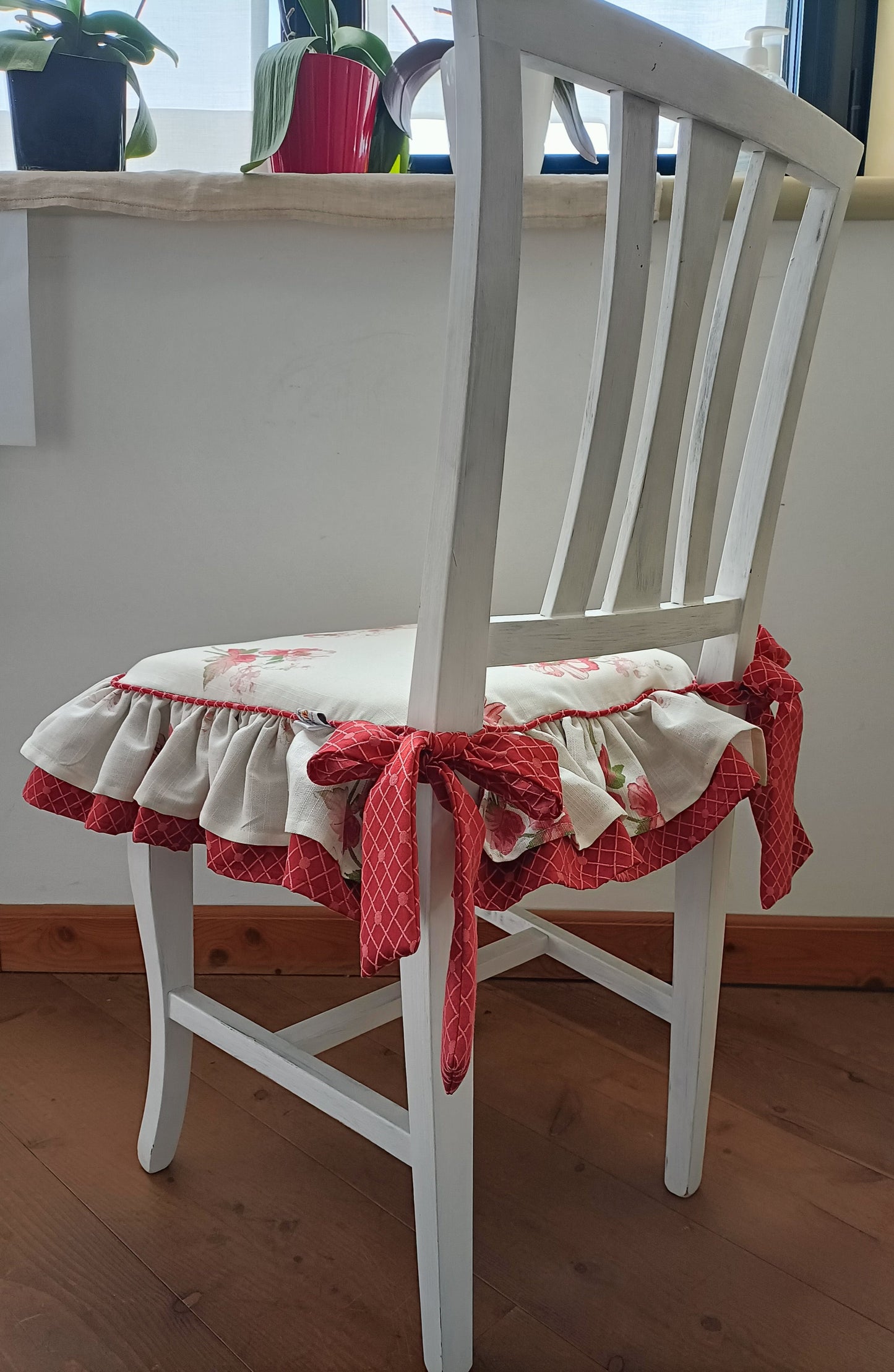 Cuscino Concetta con doppia balza