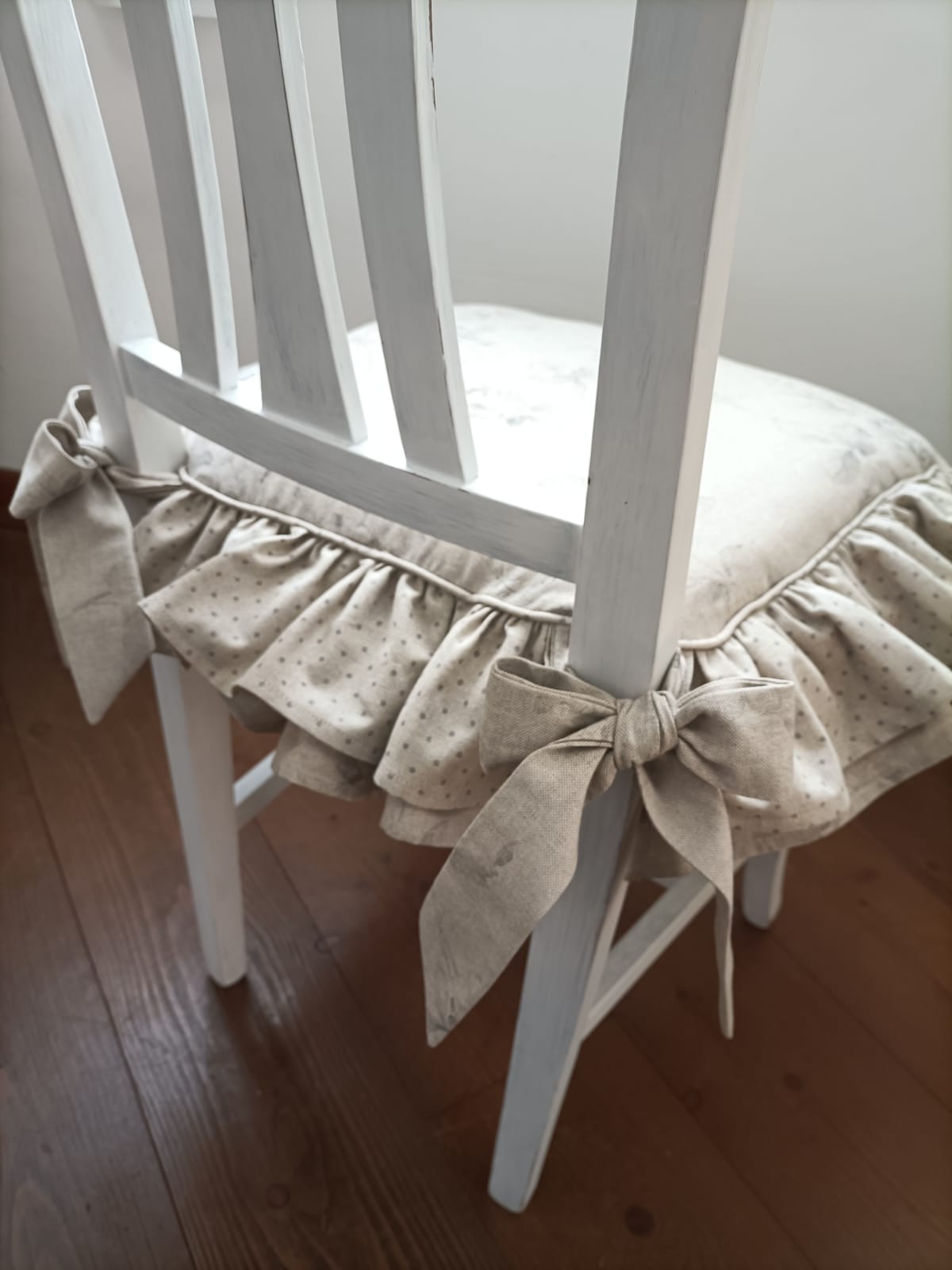 Cuscino Stella doppia balza